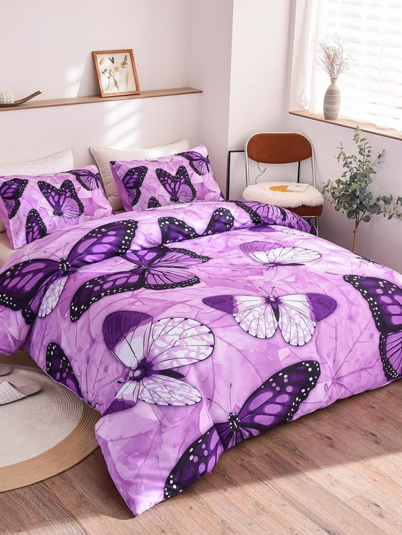 23 Purple Bedroom Ideas For Teenage Girl That Are Actually Genius   Image 186 